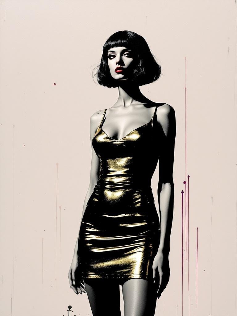 Surreal Pin-Up with Constructivist Elements