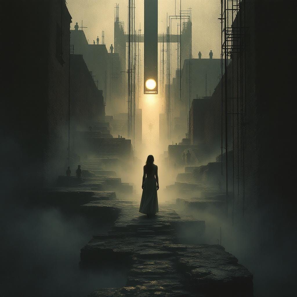 Evolution of Trauma: A Symbolic Cinematic Scene