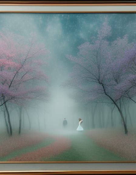 Surreal Cellist on Stargazing Platform with Rotating Sphere