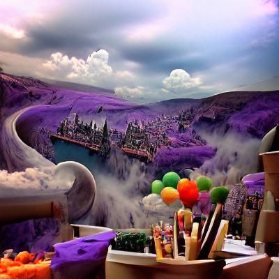 Surreal World of Pure Imagination: Matte Painting