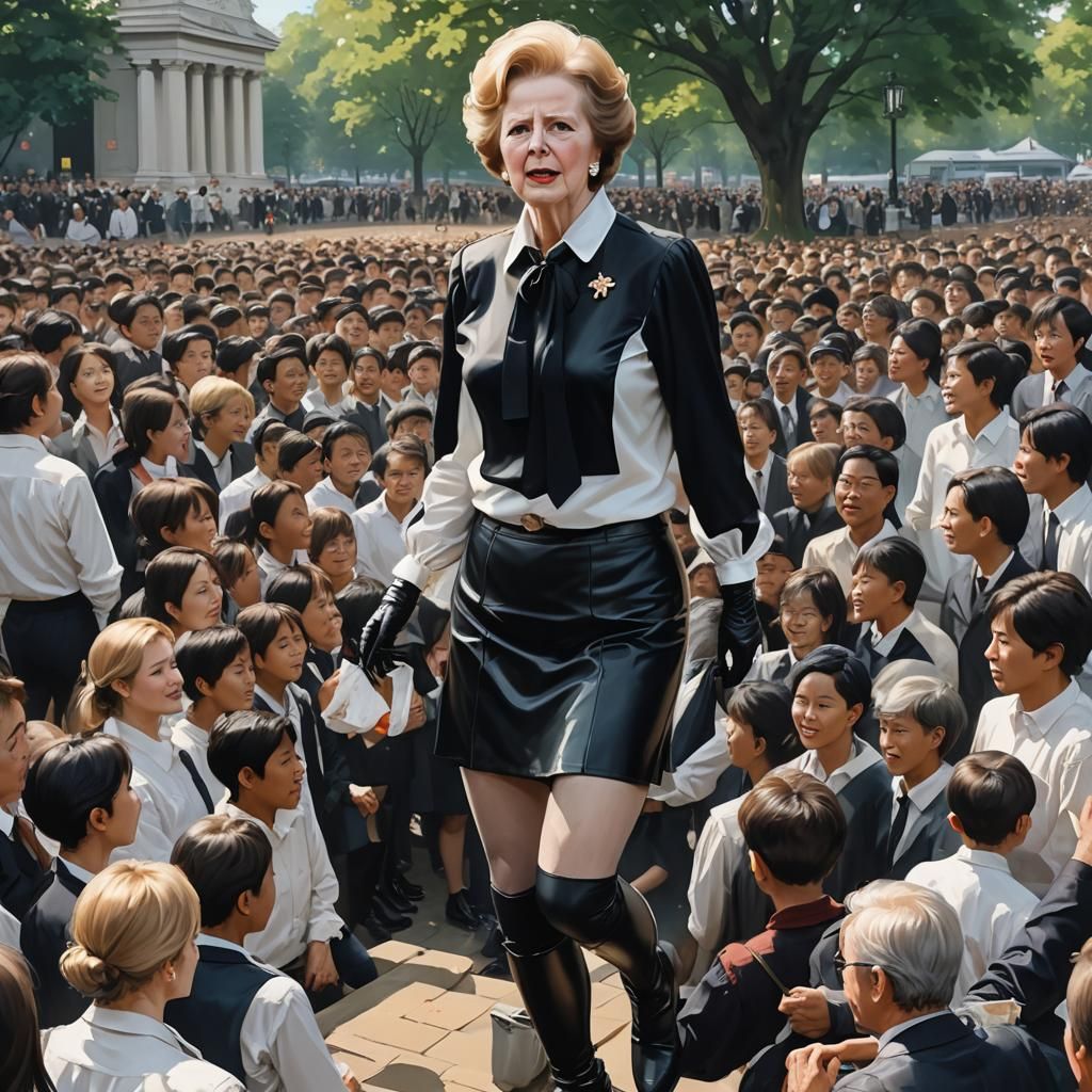 Figure in Mini Skirt Speaks: Anime-Inspired 3D Art