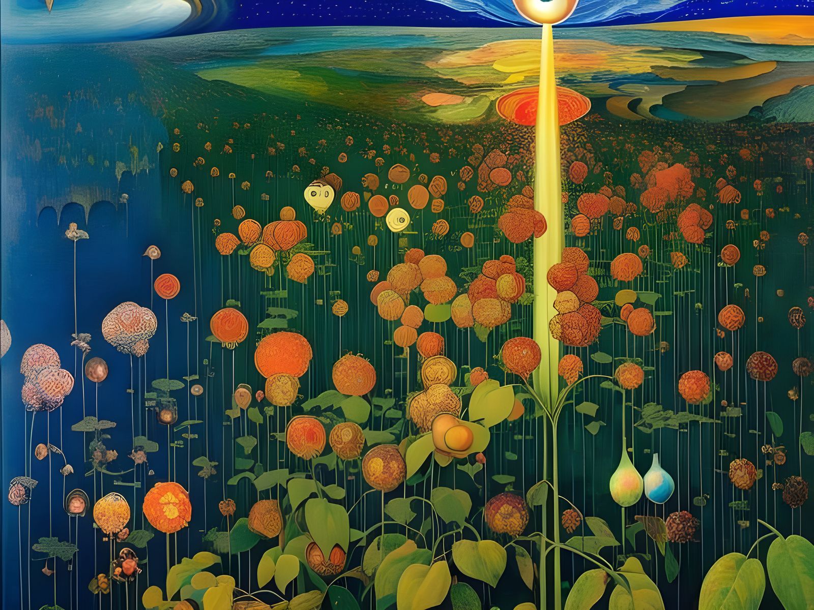 Fractured Reality: A Surreal Chromatic Dreamscape