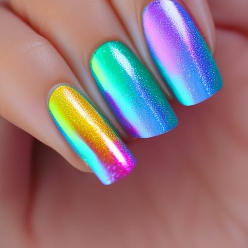 Holo Taco Nail Polish Rainbow