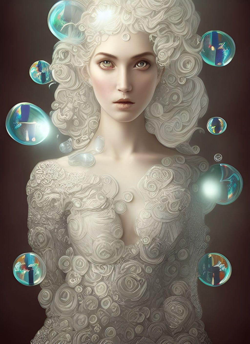 Lady of Bubbles