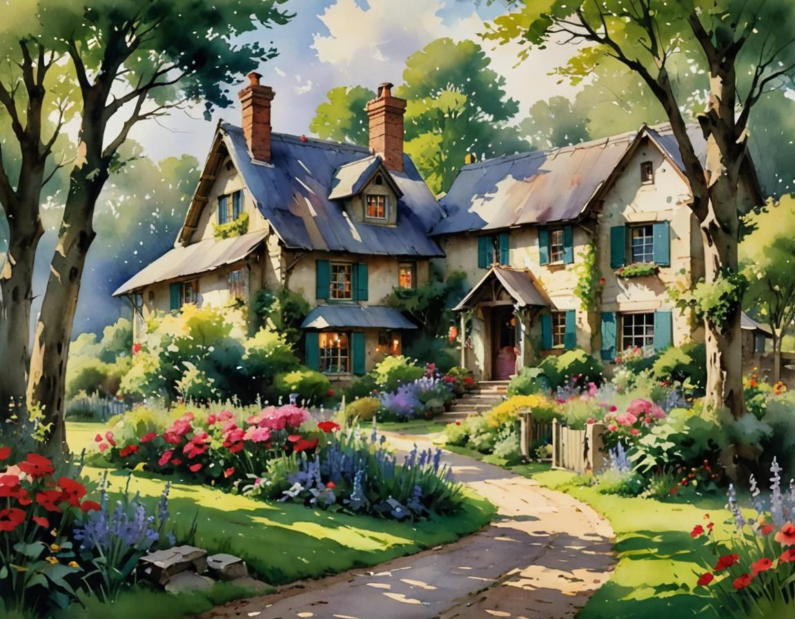 Creating a Stunning Country Cottage, The styles of Thomas Ki...