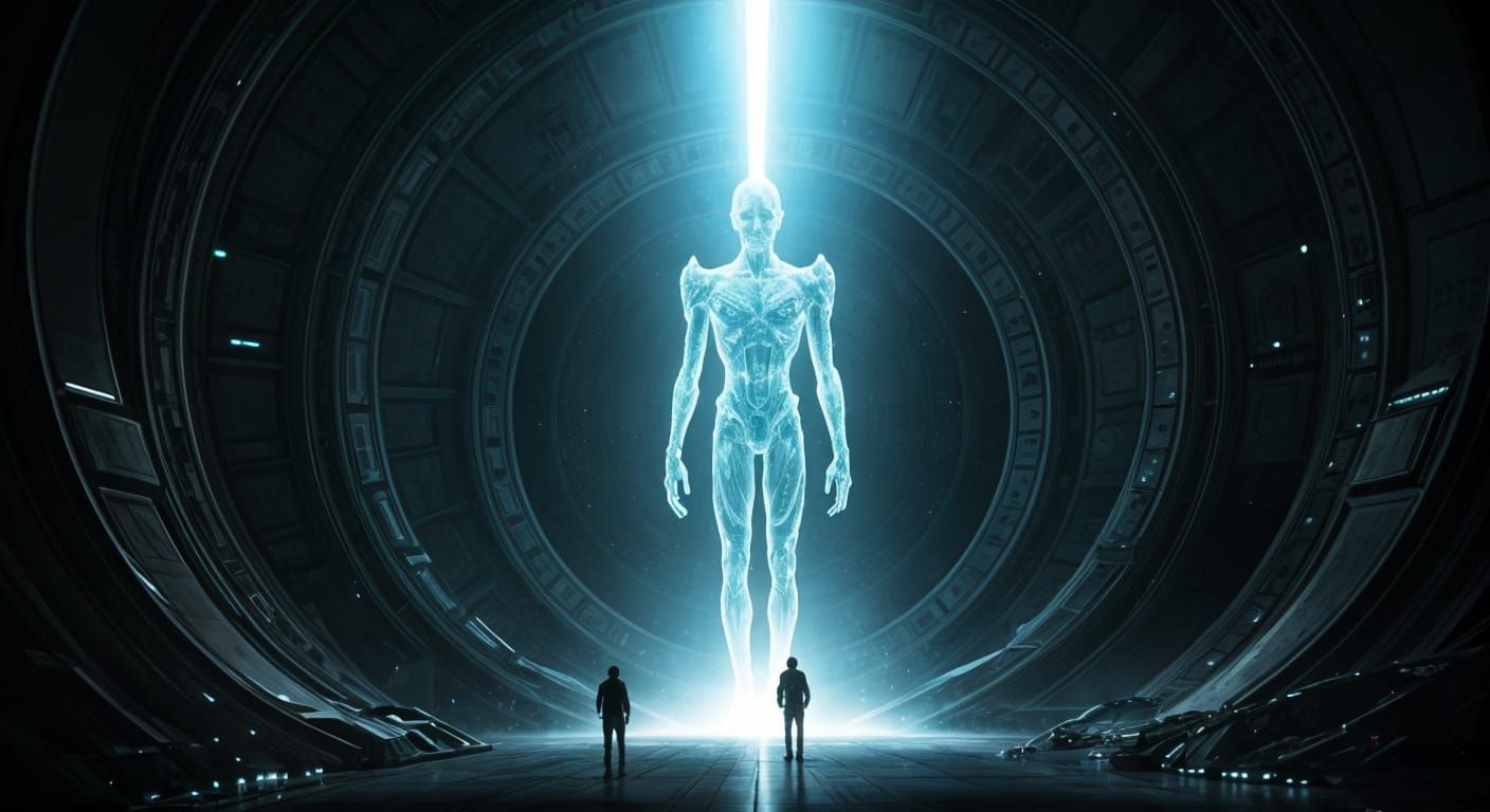 Ancient Alien God Encounter in Crystal Chamber