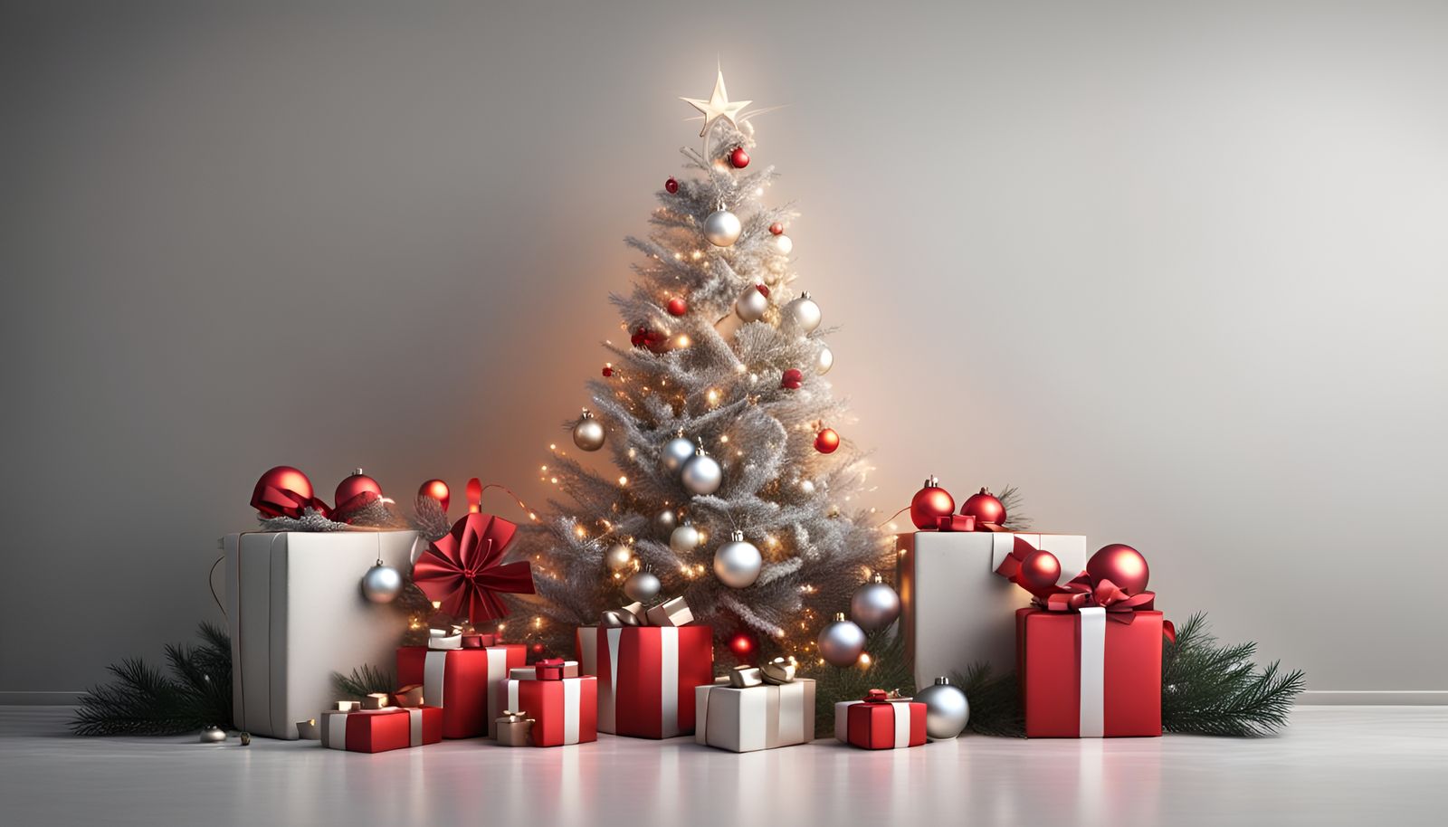 Hyperrealistic 3D Christmas Decoration in 8K