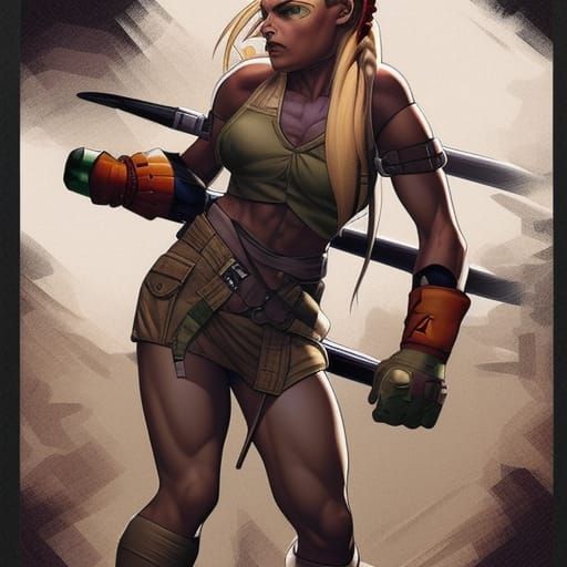 Cammy White as Turok Dinosaur Hunter, Comic Art