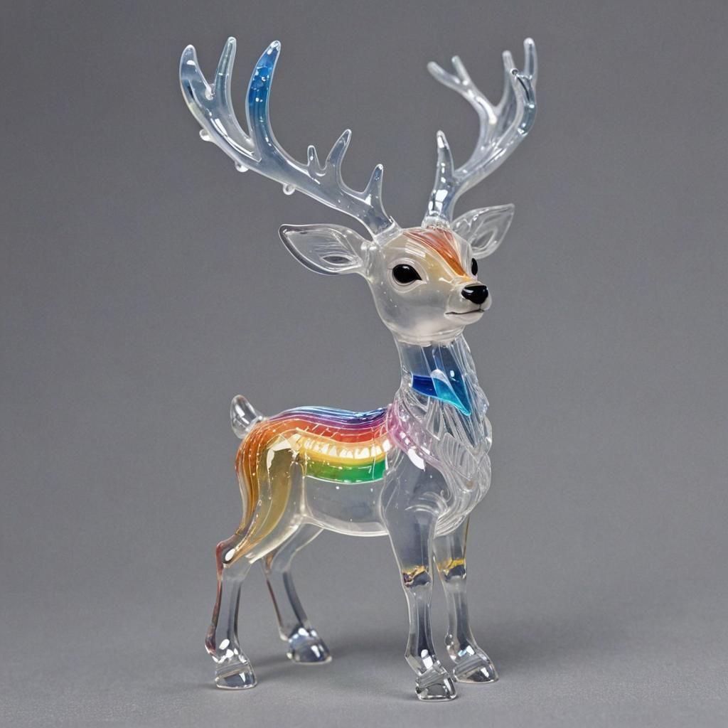 colorful deer