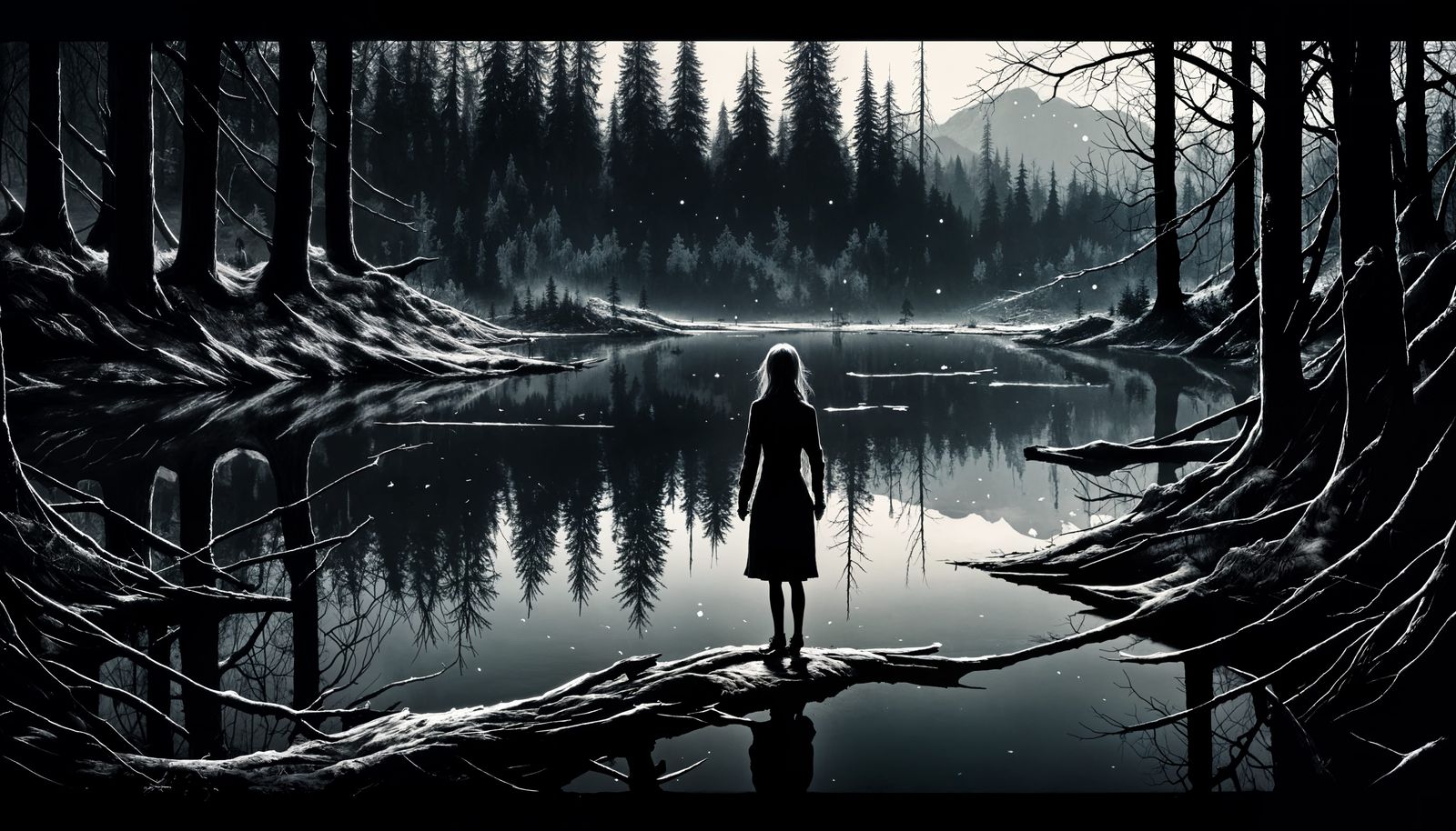 Lady of the Lake: Desolate Photographic Portrait