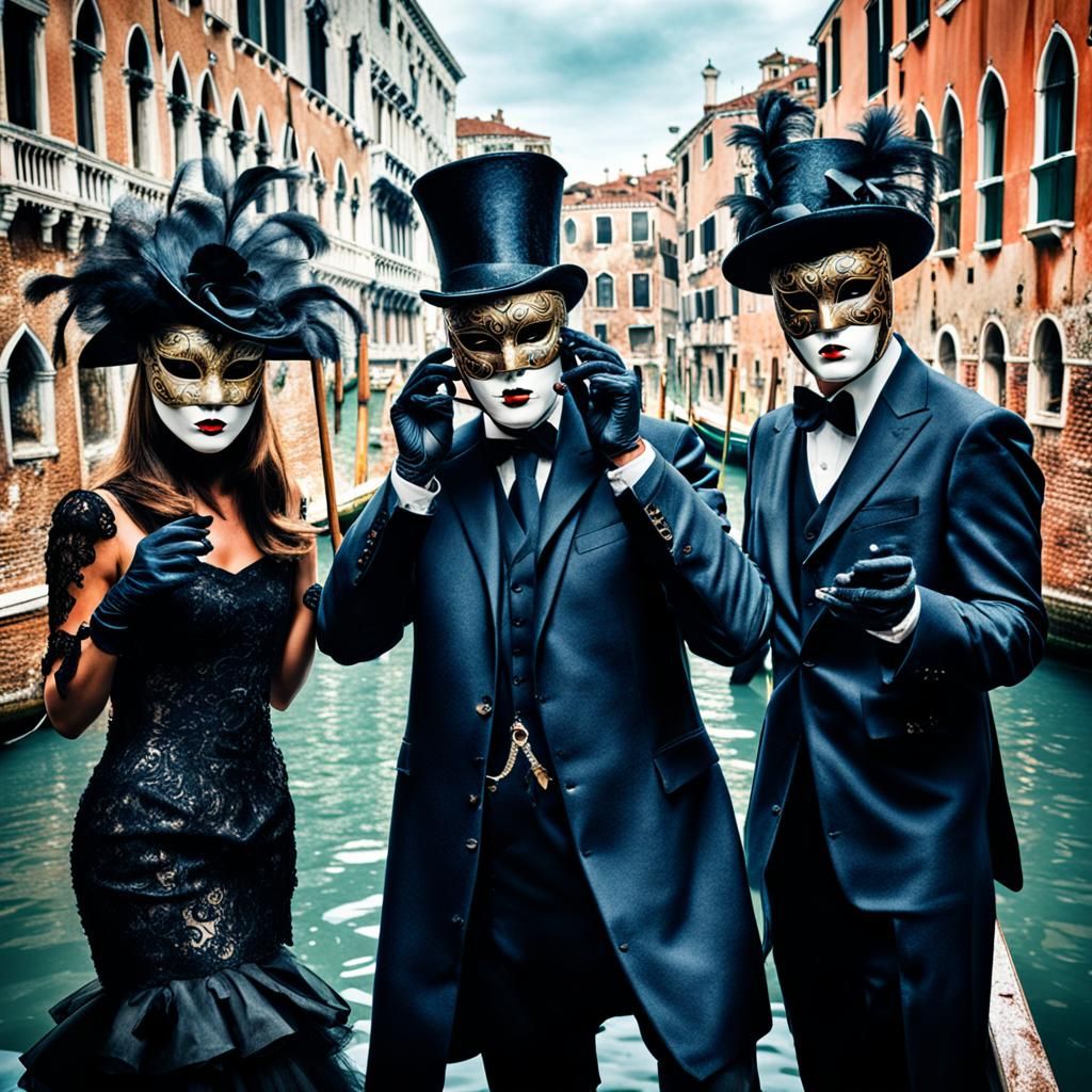 Secret Venetian Masquerade Party