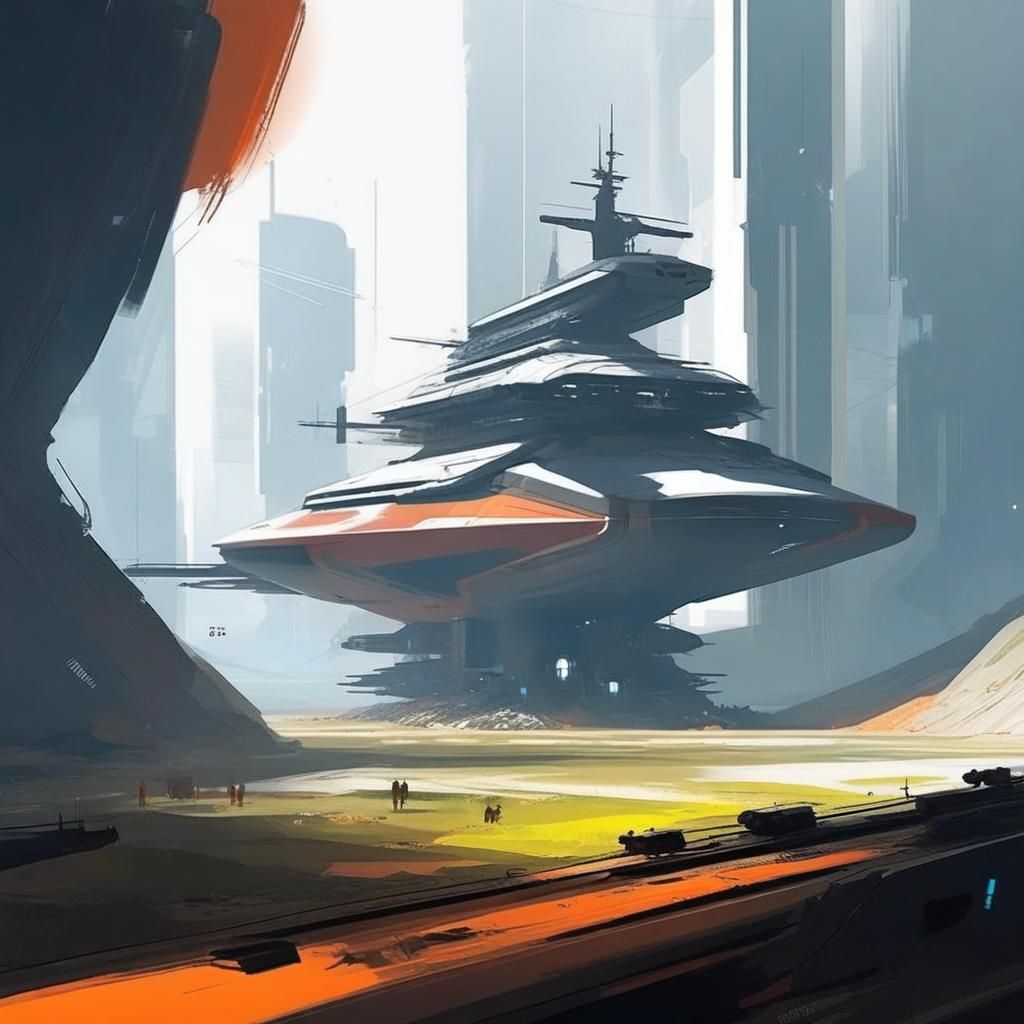 Image Generated in the Style of Sparth