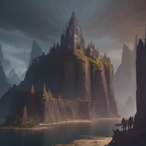 Detailed Halfling Guild Master Concept Art