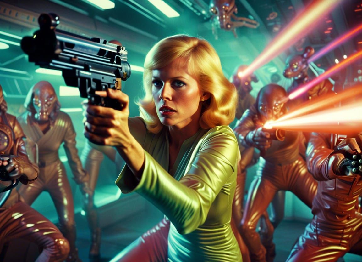 Mary Millington Vs The David Galaxy Invaders