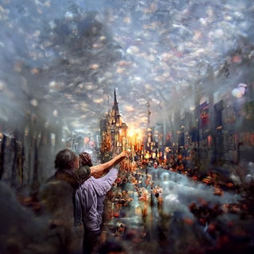 Helping Hand: Ethereal Fantasy in Detailed Dye-Transfer