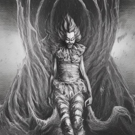 Pennywise in Hell: A Comic Book Horror