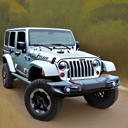 AI Generated Image of a Jeep