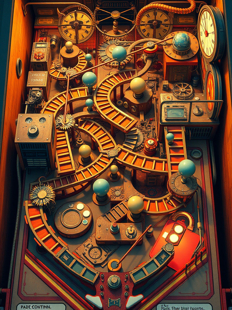 Rube Goldberg Pinball Machine: A Whimsical Contraption