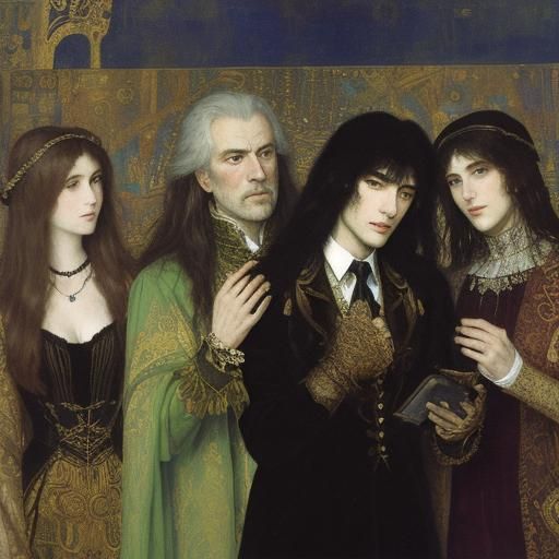 Vampire Lord's Farewell: A Classic Portrait