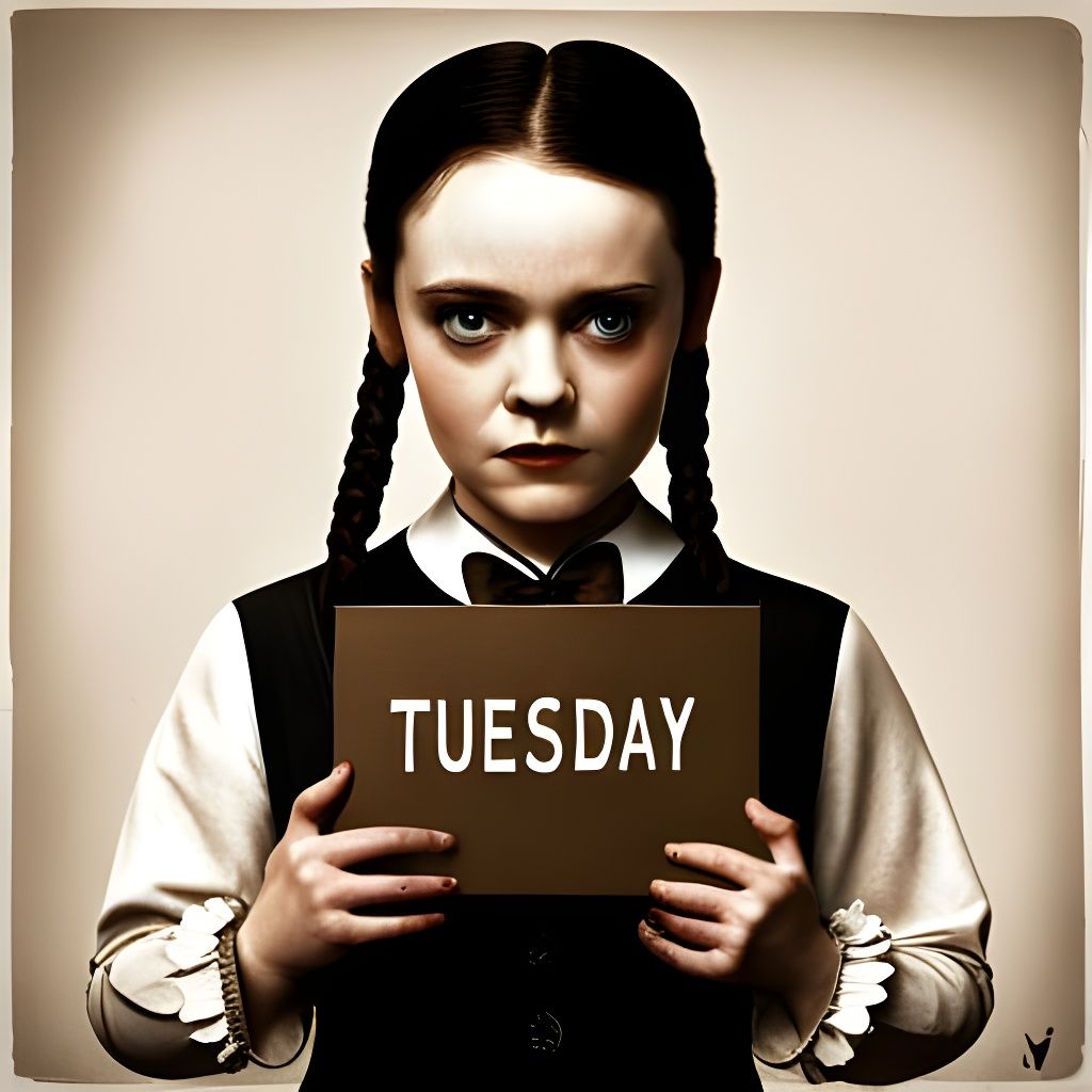 Wednesday Addams Declares It's Tuesday