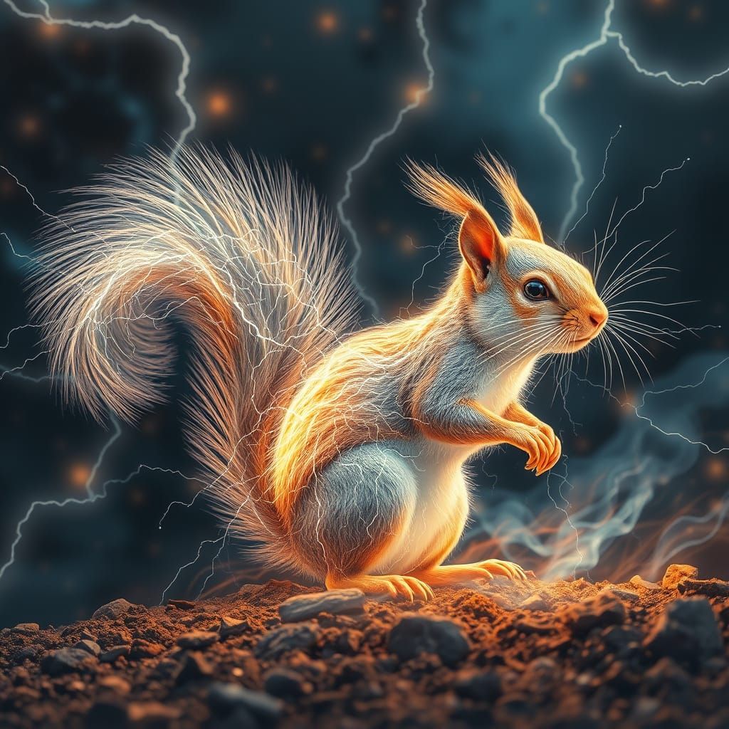 Electric Squirrel in Cosmic Storm