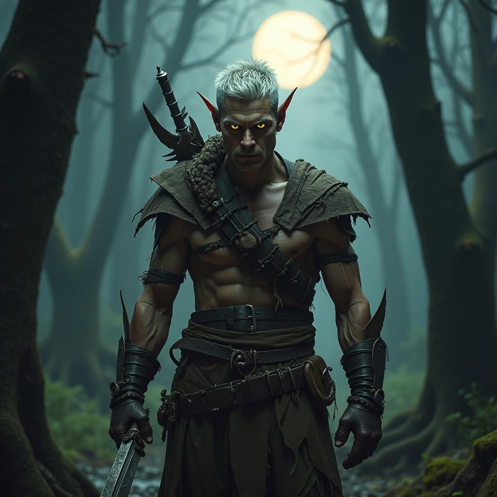 A dhampir monster hunter