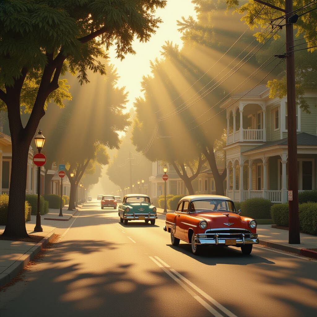 Hazy Sunshine in Symmetrical Style