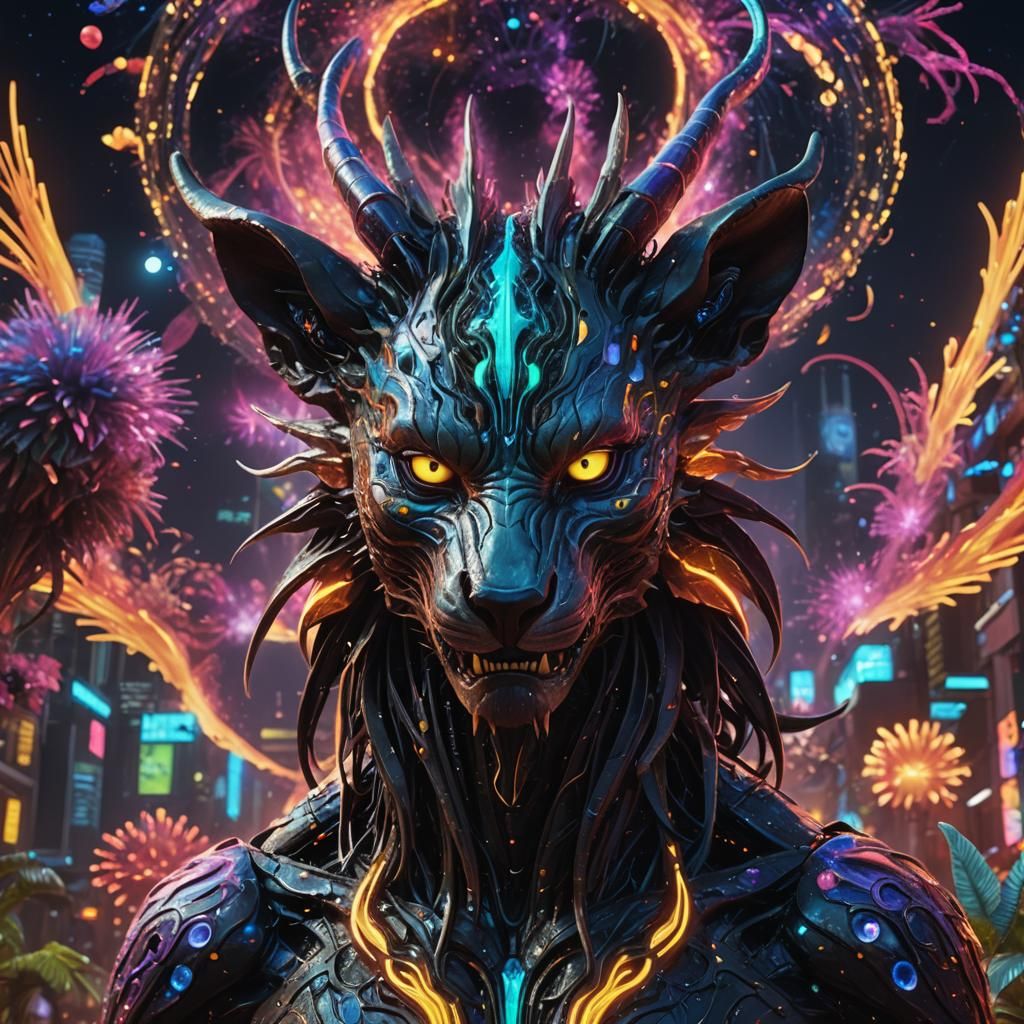 Luminous Extraterrestrial Geneticists Building a Lush Planet