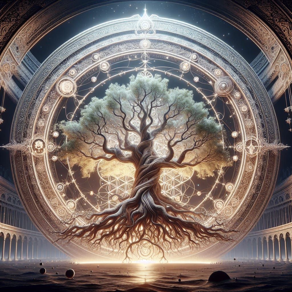 3D Render of the Tree of Life in 8K