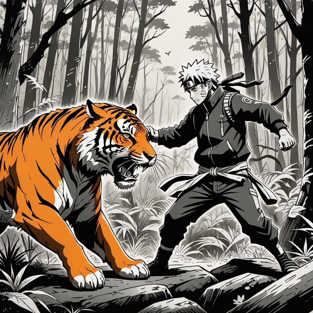 Ninja Battles in Ink