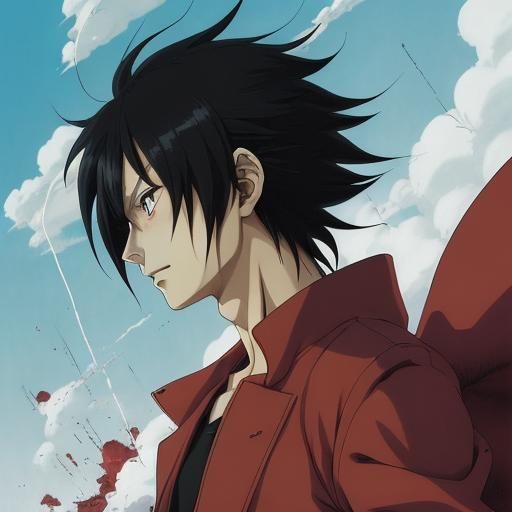 Anime Key Visual Inspired by Akira Manga Art