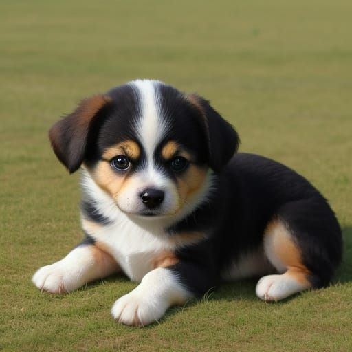 Adorable Puppy Portrait