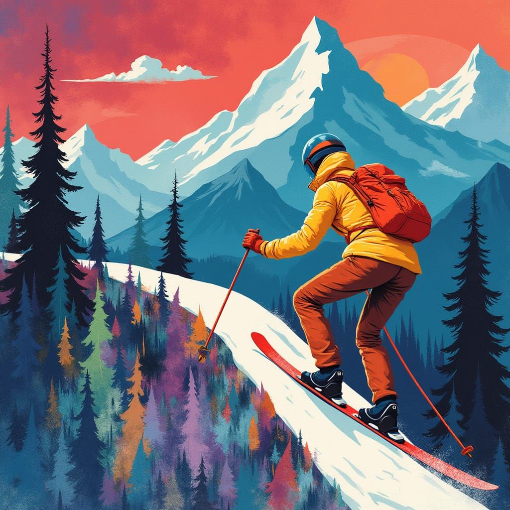 Vibrant WSL Landscape Mosaic for Microsoft Teams Background