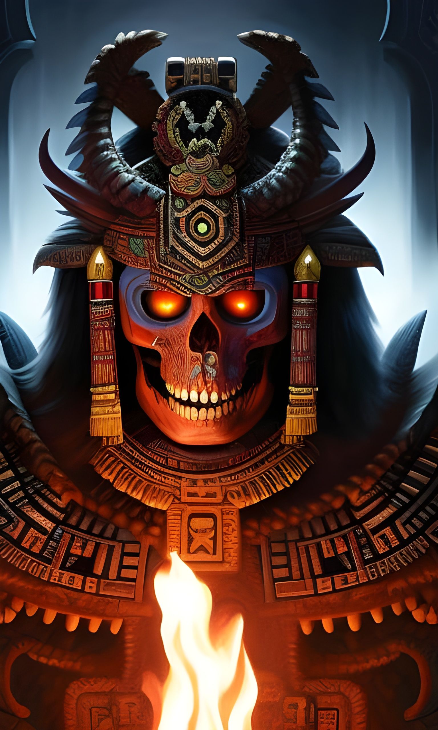 Mayan Death God.