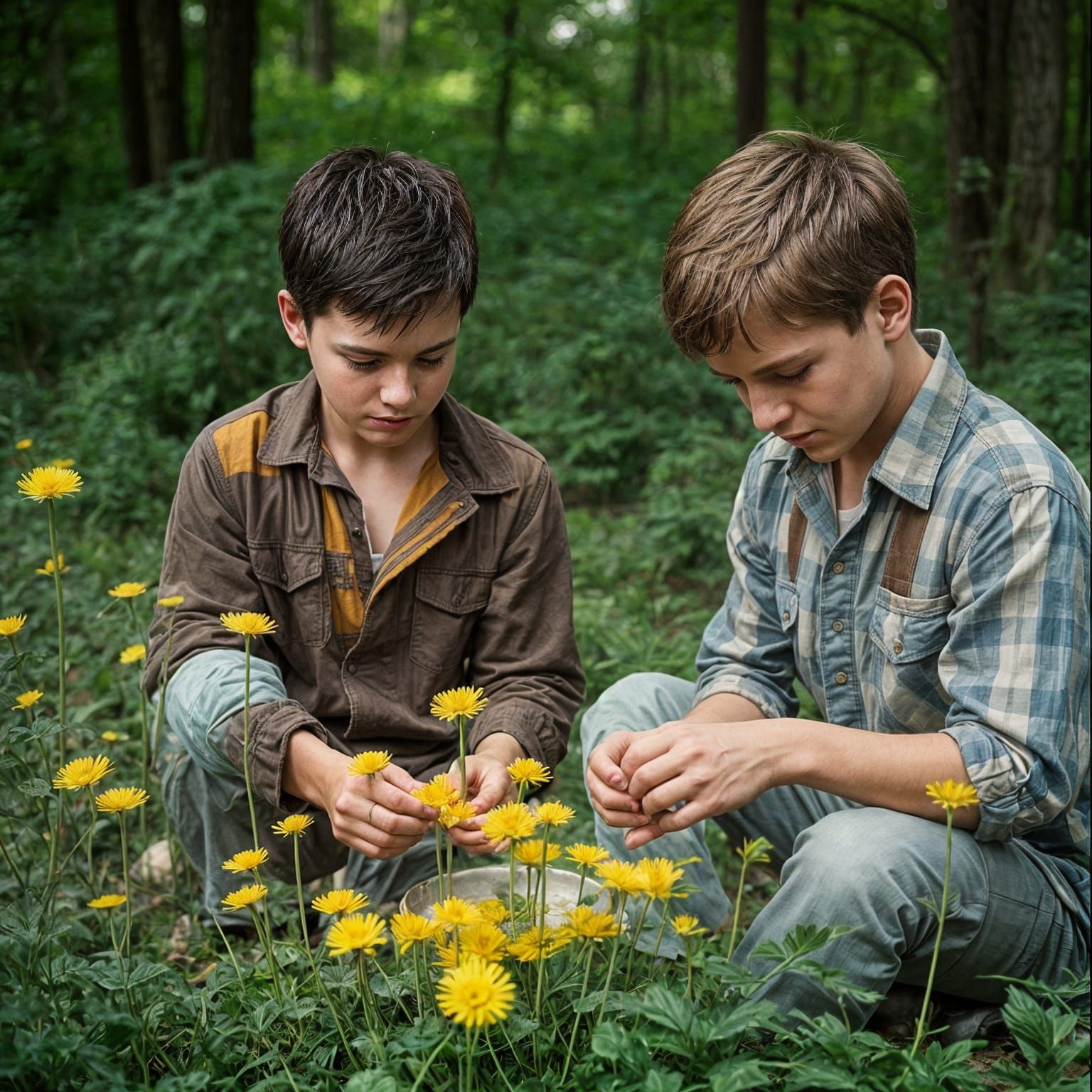 Idris and Iolo go foraging in the forest for dandelion flowers and burdock roots. Iolo's Gran brews an awesome herbal dr...