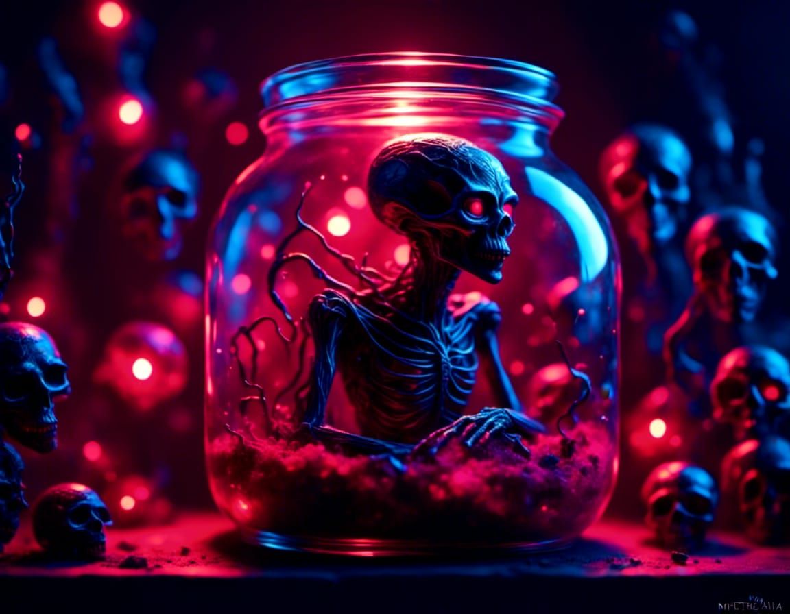 Alien in a Jar: Surrealist Macro Photography
