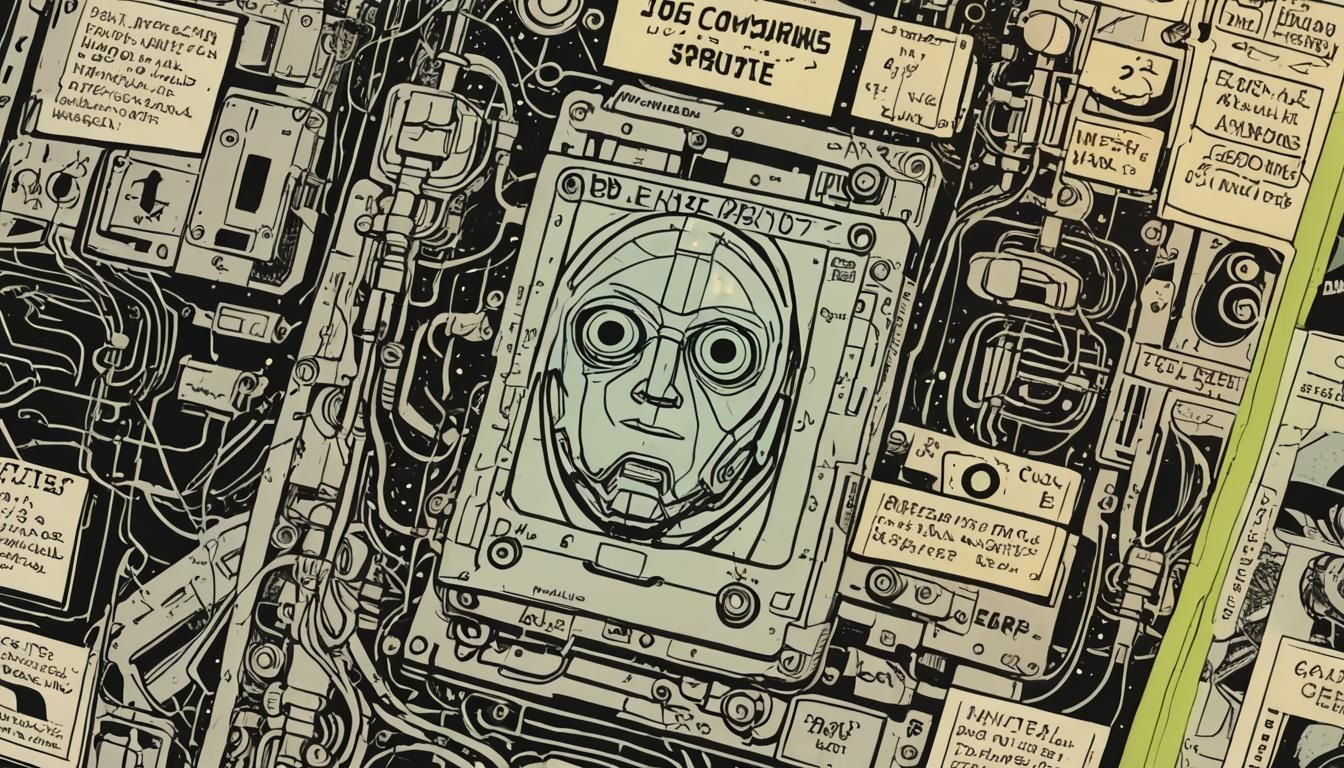 Bio Transistor in Polish Comic Book Style