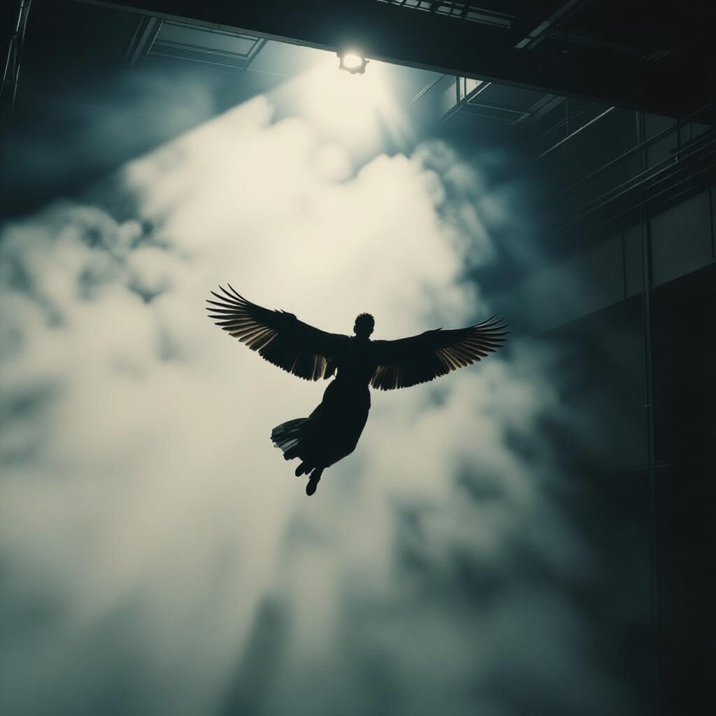 Dream Flight: Cinematic Aerial Scene