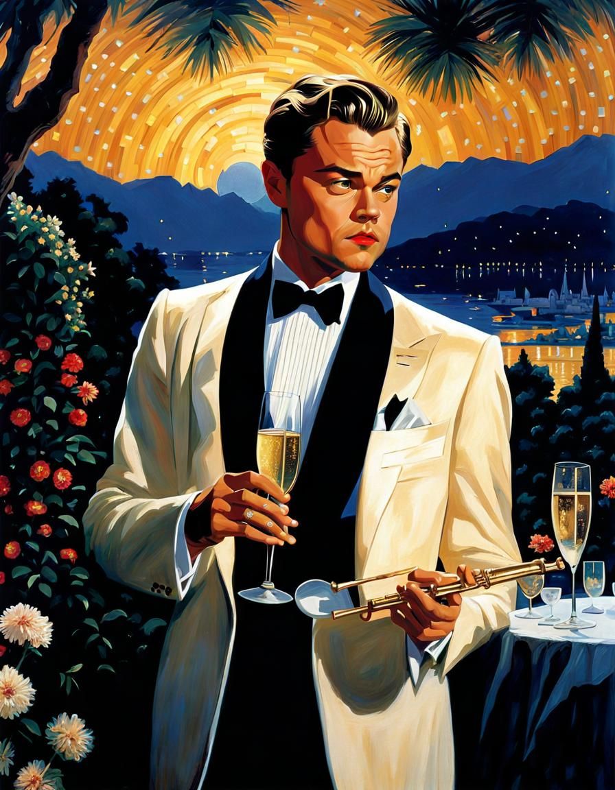 Leonardo DiCaprio in Tuxedo, Riviera Night