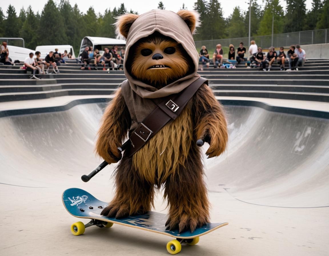 Emo Ewok at The Skatepark