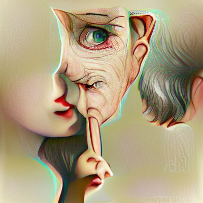 AI Interpretation of a Blank Image Prompt