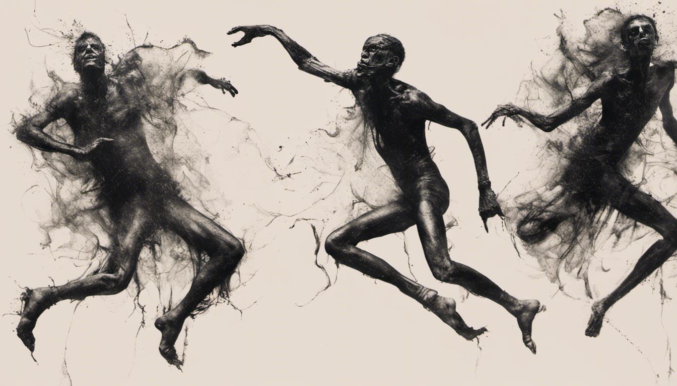 Exploding Ink People