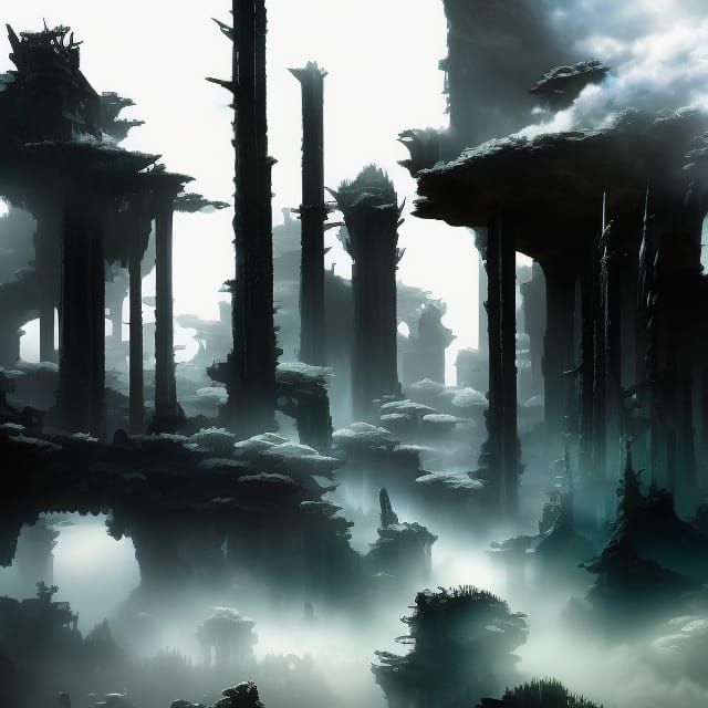 Steampunk City Thunderstorm in Synthwave Sci-Fi