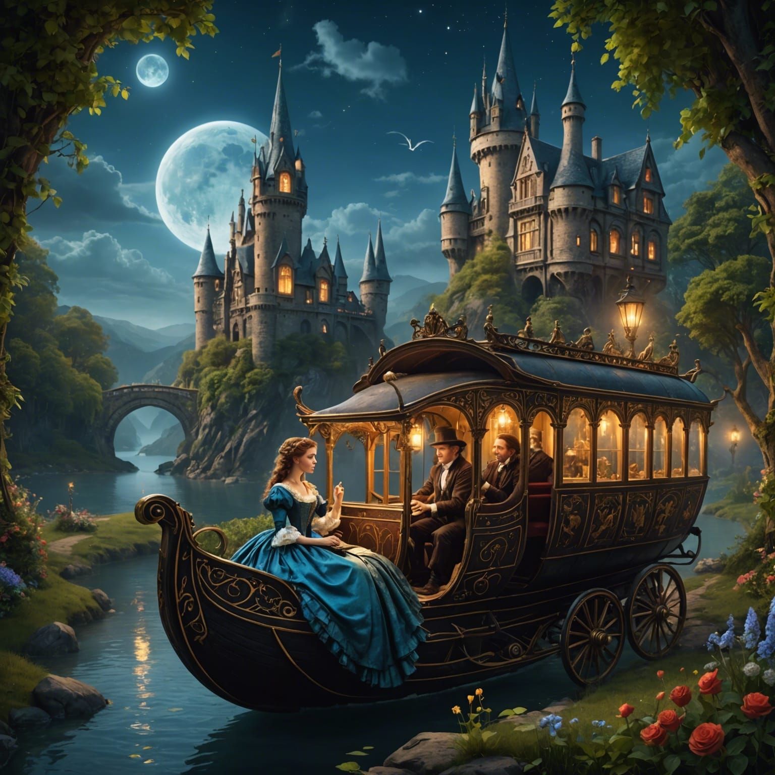Magical Victorian Fantasy Art in 8K Resolution