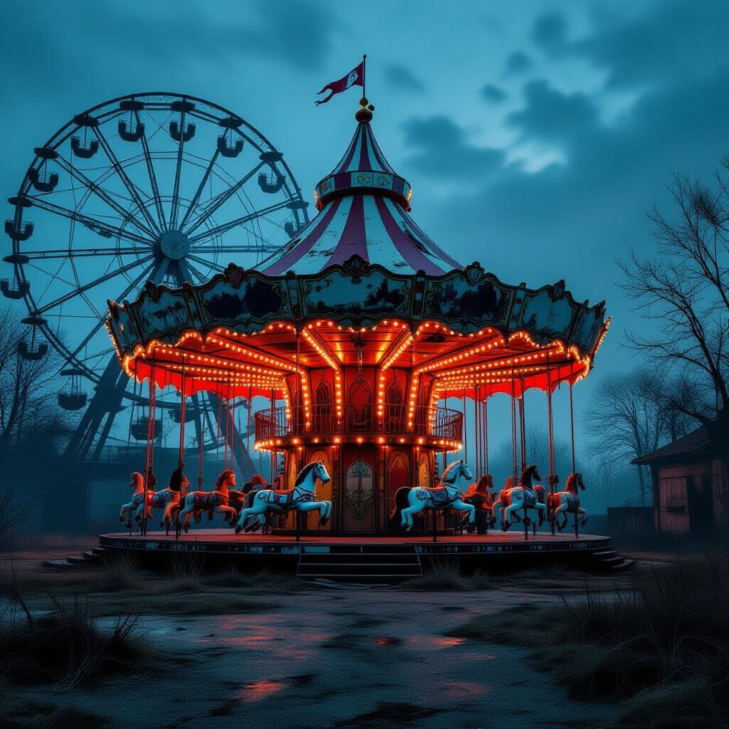 Villain's Secret Base in Decaying Carnival