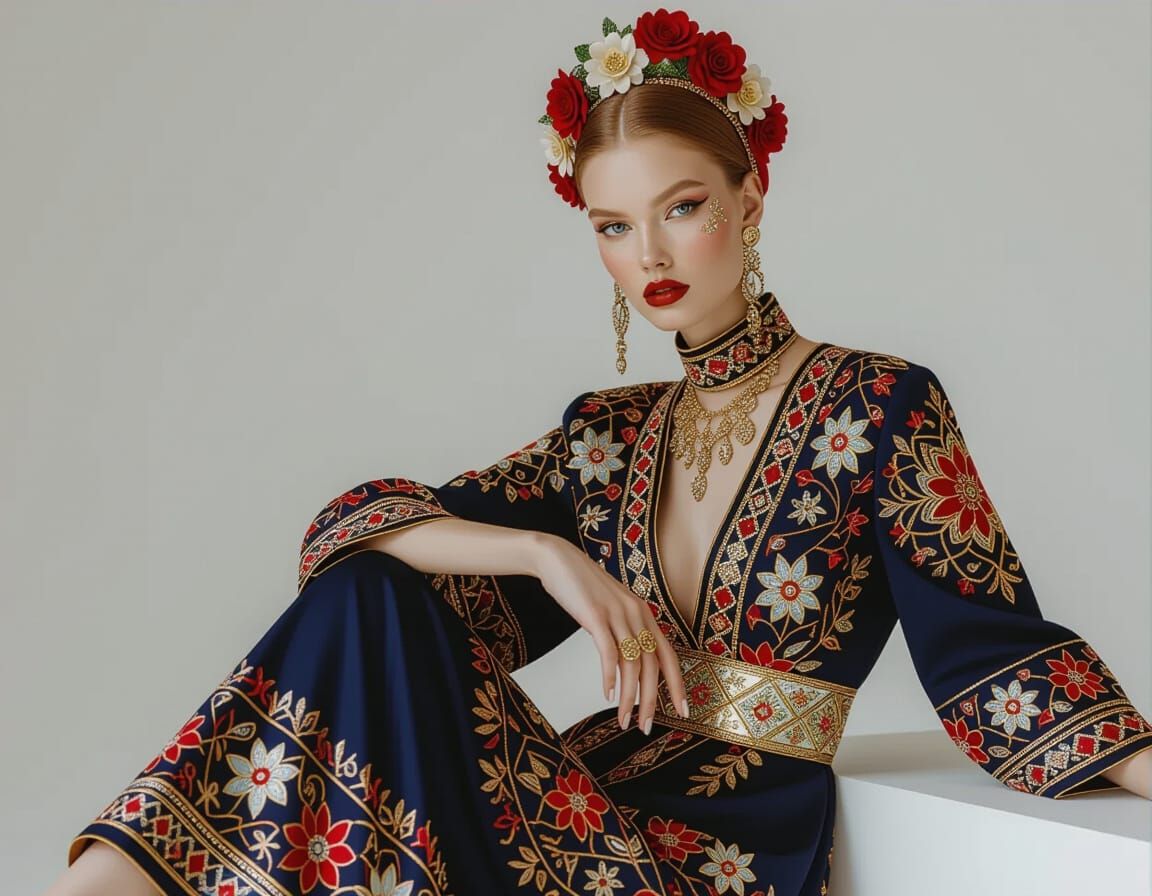 Slavic Beauty: A Living Canvas of Art