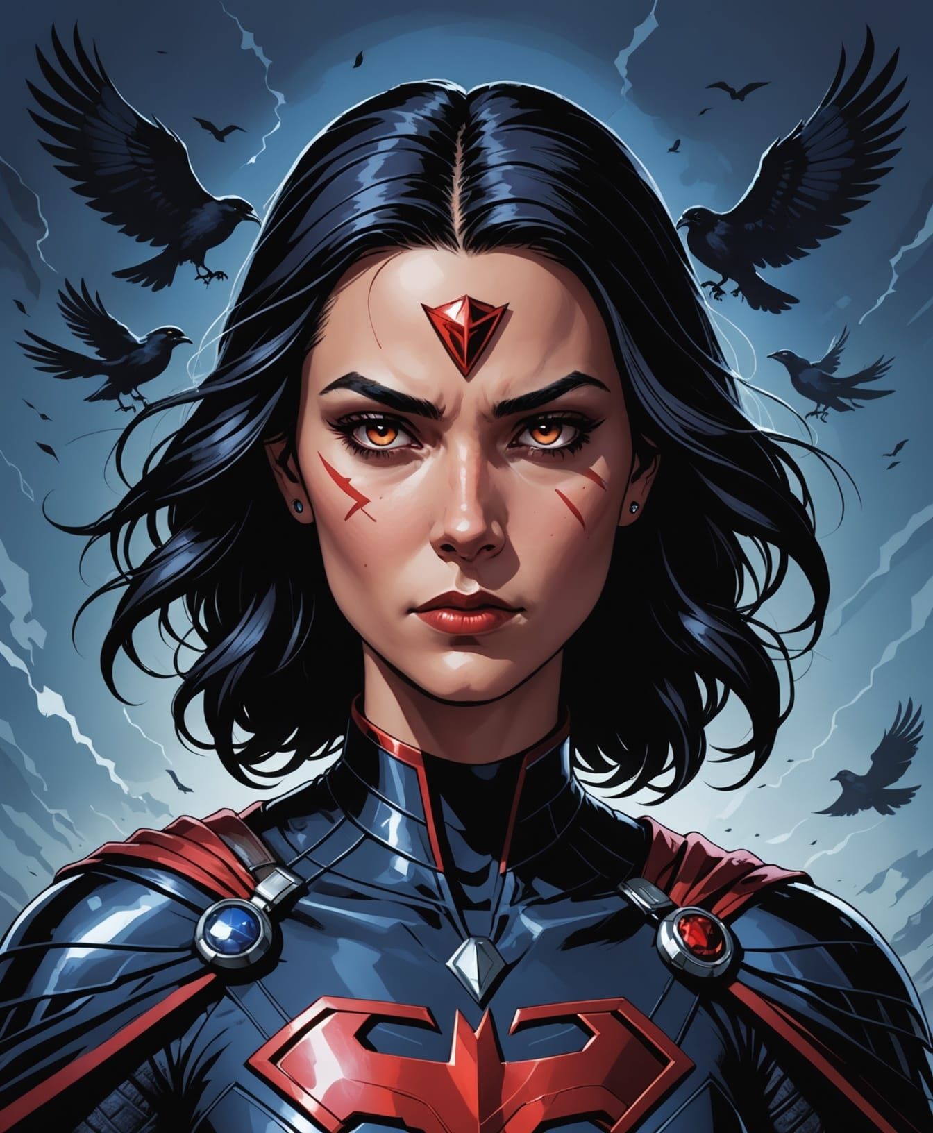 Amber Midthunder as Raven With Soulstone Amulet