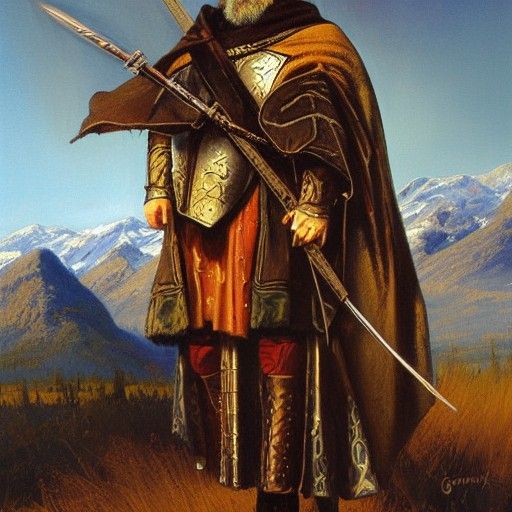 Robert the Bruce: Oil Painting Portrait