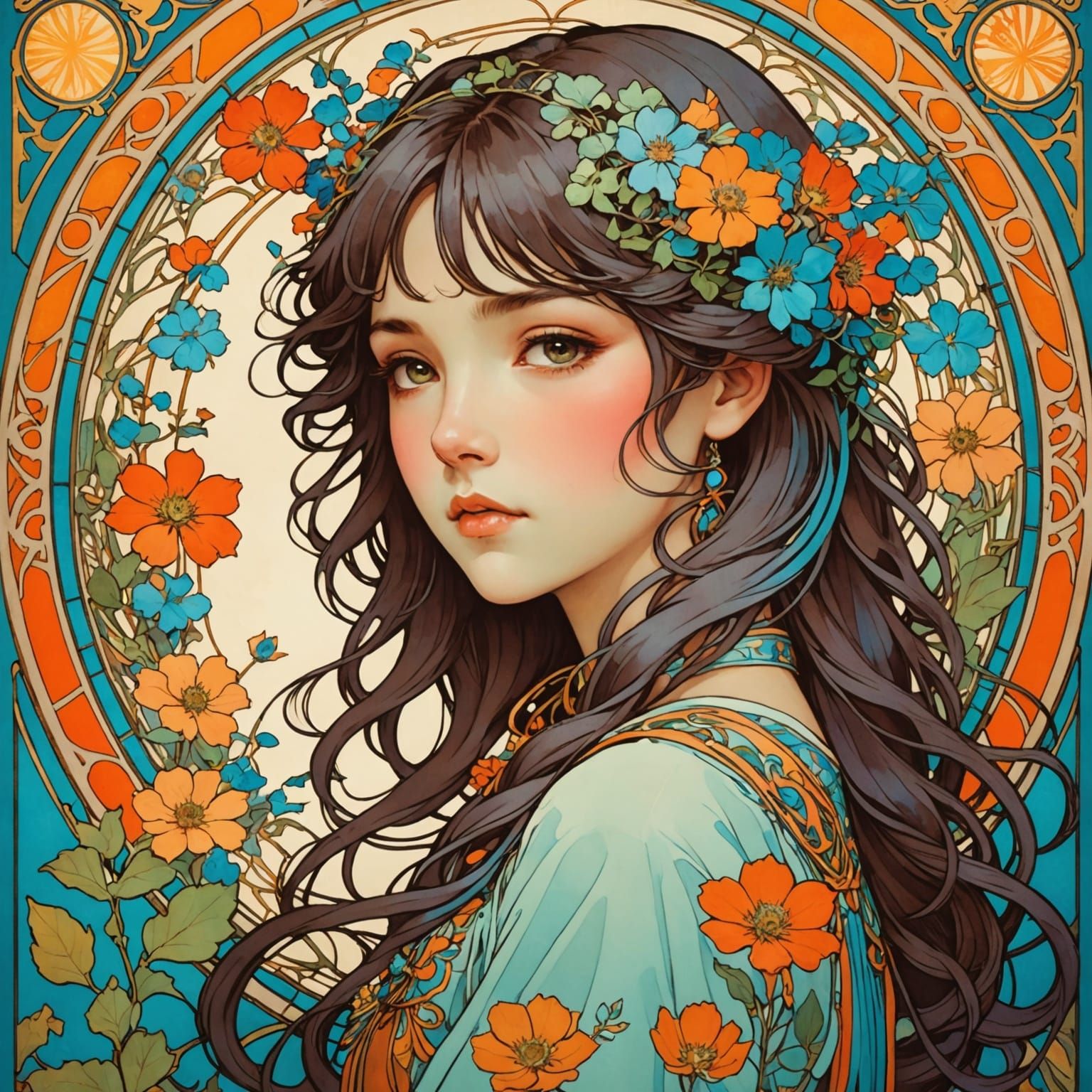 Gentle Wisdom Blooms in Vibrant Colors