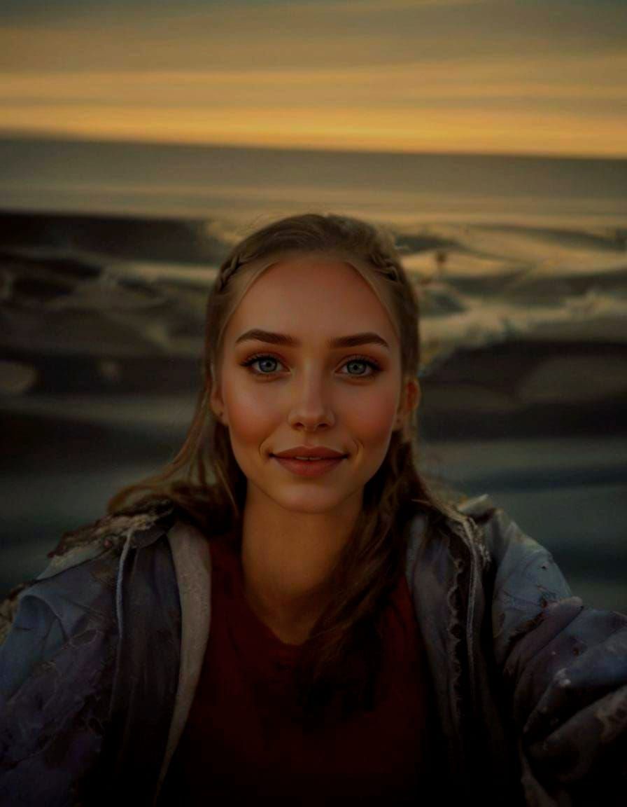 Surreal Beauty in Rags with Butterfly Friends